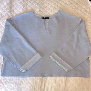 Urban Outfitters Jax inside out notch neck oversized top